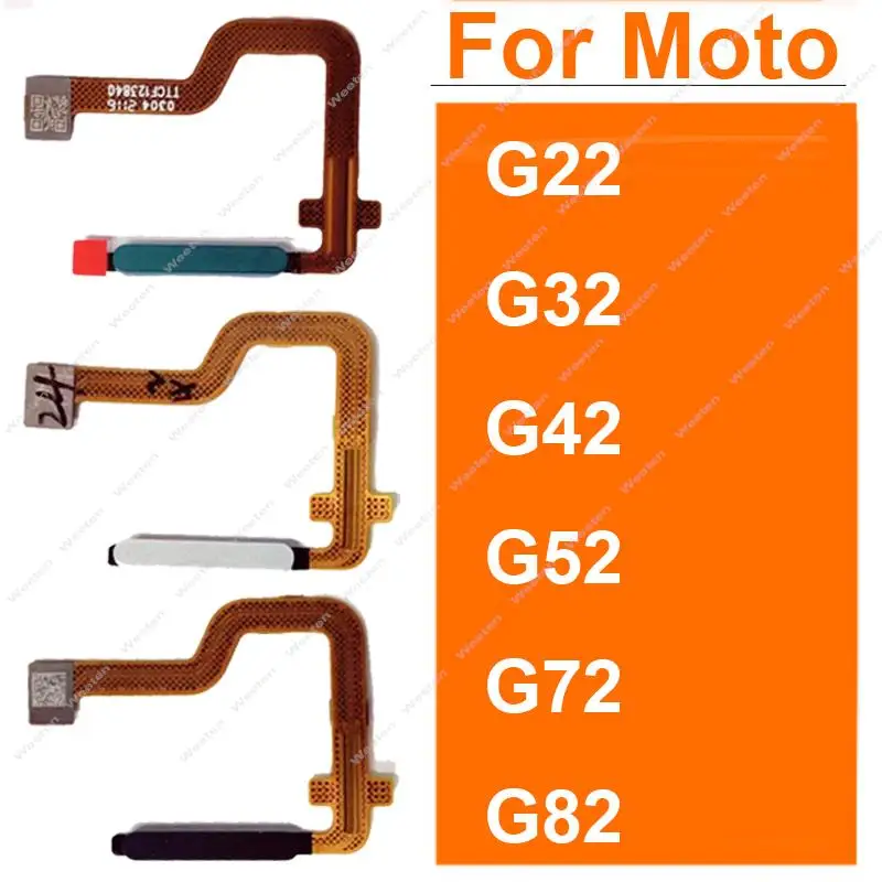 

Home Button Fingerprint Sensor Flex Cable For Motorola Moto G22 G32 G42 G52 G72 G82 Home Touch ID Sensor Flex Ribbon Repair Part