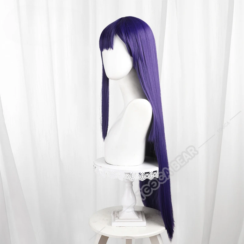 Ren Yamashiro Cosplay Wig Anime Mato Seihei no Slave Purple Long Hair Hairpin Himari Azuma Heat-resistant Fiber Hair+Wig Cap