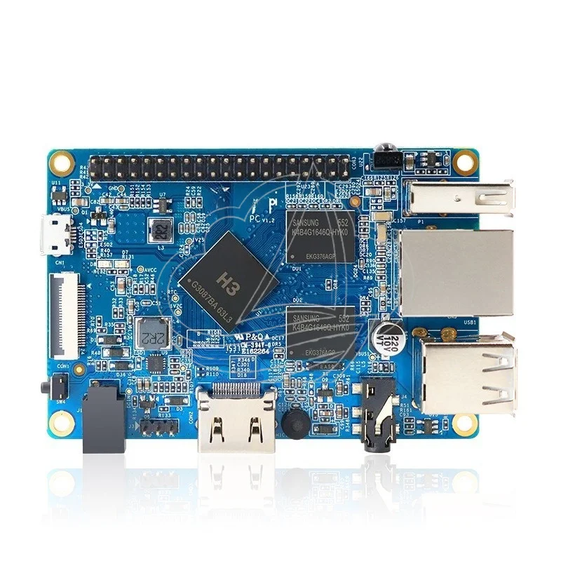 Open source maker orange pi pc arm H3 development board, orange pie 4 core 1.6G 1GDDR