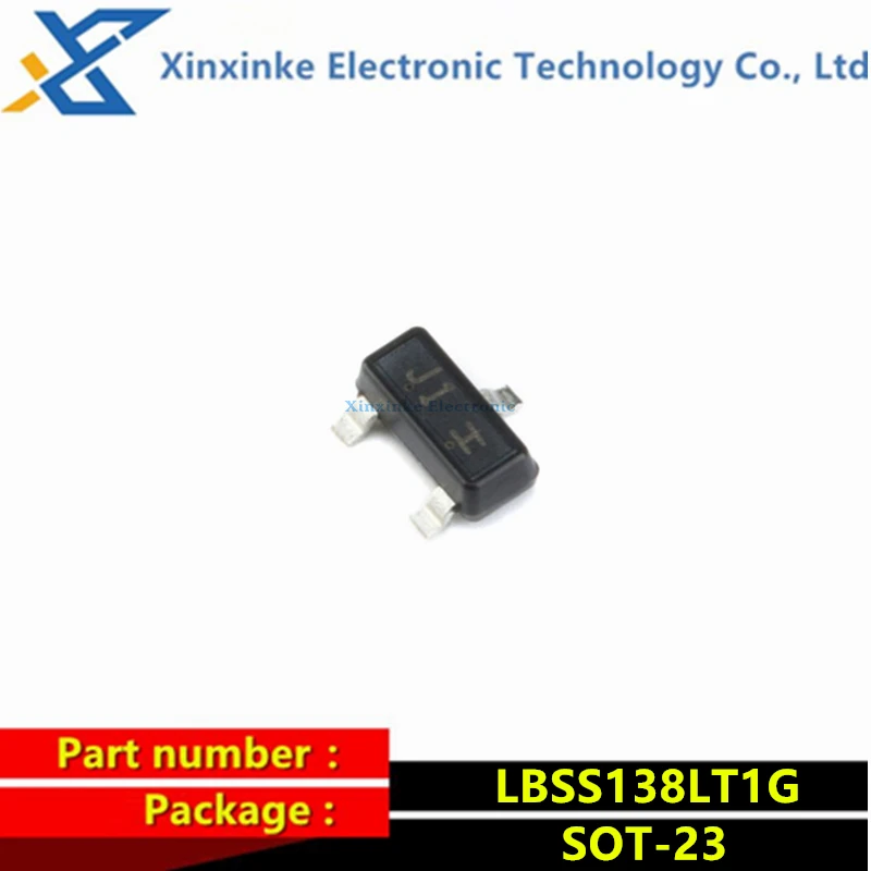 

100PCS LBSS138LT1G J1 SOT-23 N-Channel 50V 200mA MOSFET