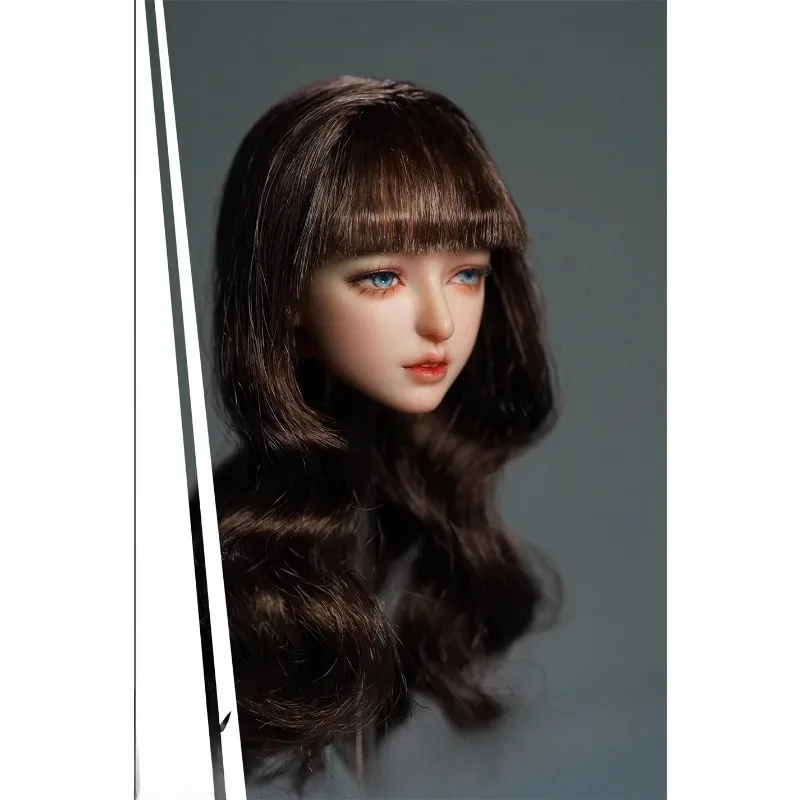 KIDKING 1/6 مقياس KKP004 بيلا رئيس نحت زراعة الرموش لطيف فتاة رئيس نحت نموذج ل 12in عمل أرقام الجسم #3