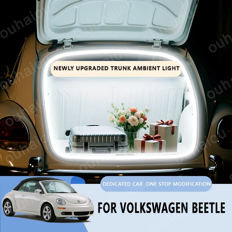 

For 2004-2019 Volkswagen Beetle trunk light modification light Atmosphere lights White warm white Rear Trunk LED Light Bar
