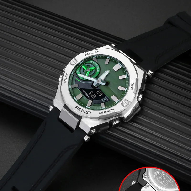 Modified Waterproof Rubber Watchband For Casio G-SHOCK GST-B500 GST-B500D/AD Series Silicone strap Men\'s watch accessories
