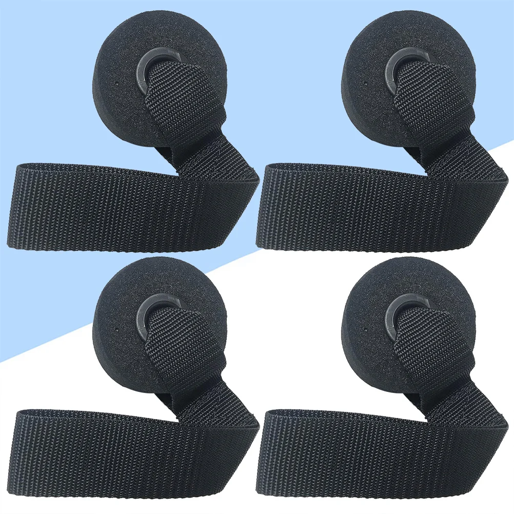 

4pcs Door Thick Pad For Home Fitness Exercise Training Resistance Band Pull Rope Over Door Buckle