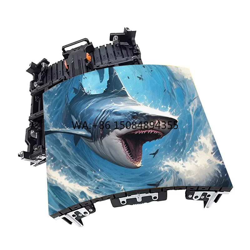 

Full-color P2.604 500x500mm Expandable Indoor LED Curved Soft Screen Bendable Display with 5000cd Brightness and 3-Year Warranty