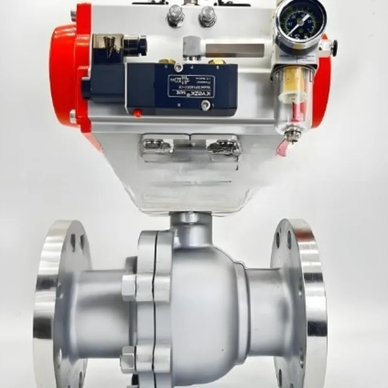 Electric and pneumatic ball valves