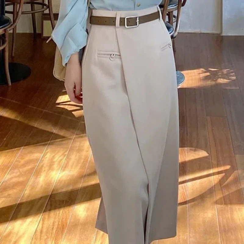 

Французская дизайнерская рубашка-юбка в модном стиле Хепберн