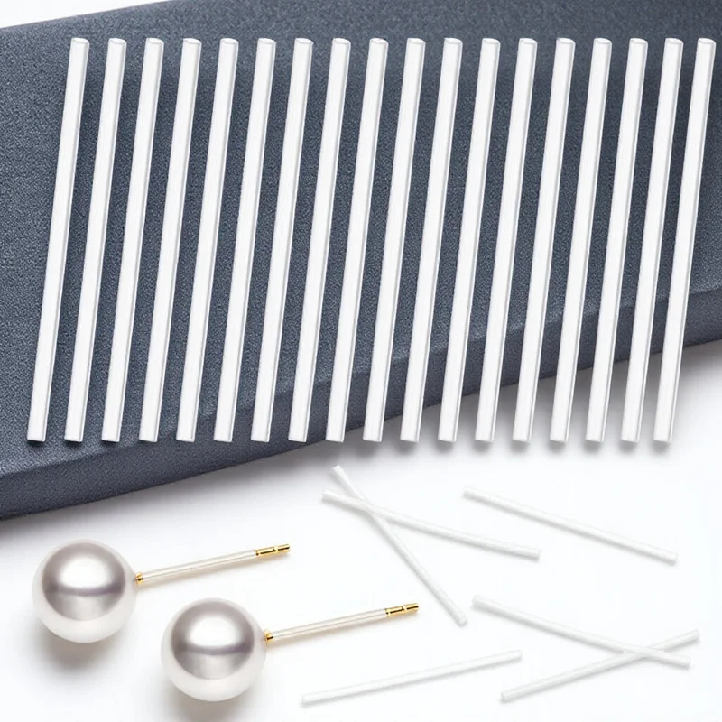 

50pcs Earring Sleeve Silicone Earring Protector For Sensitive Ears Soft Comfortable Anti-Allergy Ear Cover Women Girls Fashion