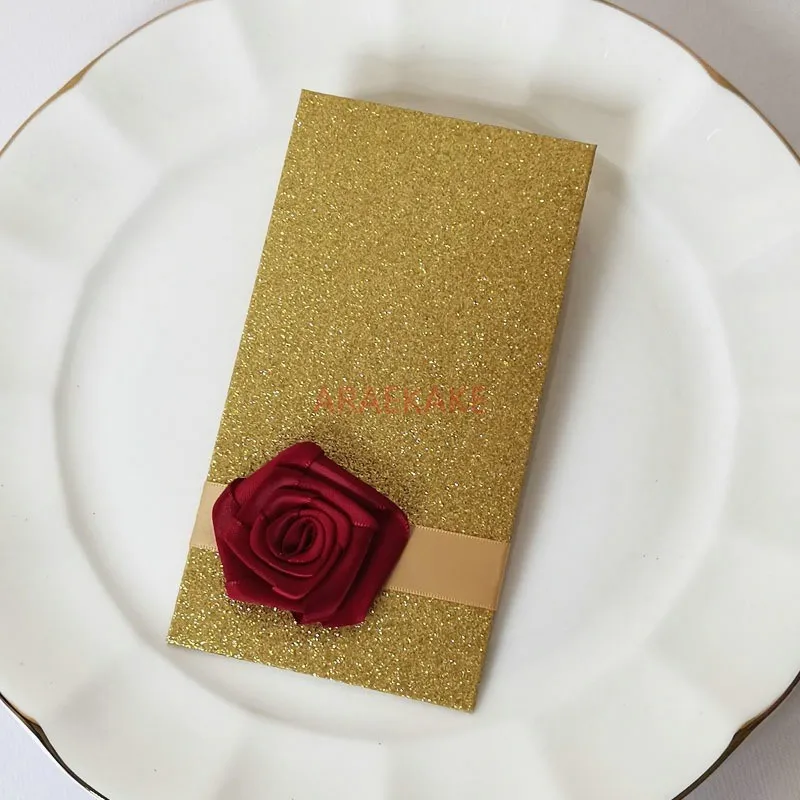 1PCS Happy birthday with creativity, personalized wedding red envelope, red packet with no words, shining single, universal