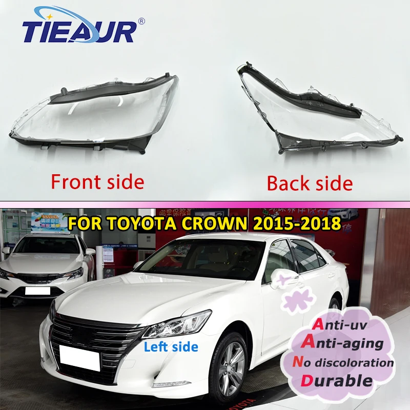 

Lamp Case For Toyota Crown 2020 Glass Lens Shell Car Front Headlight Cover Transparent Lampshade Light Caps Replacement Parts