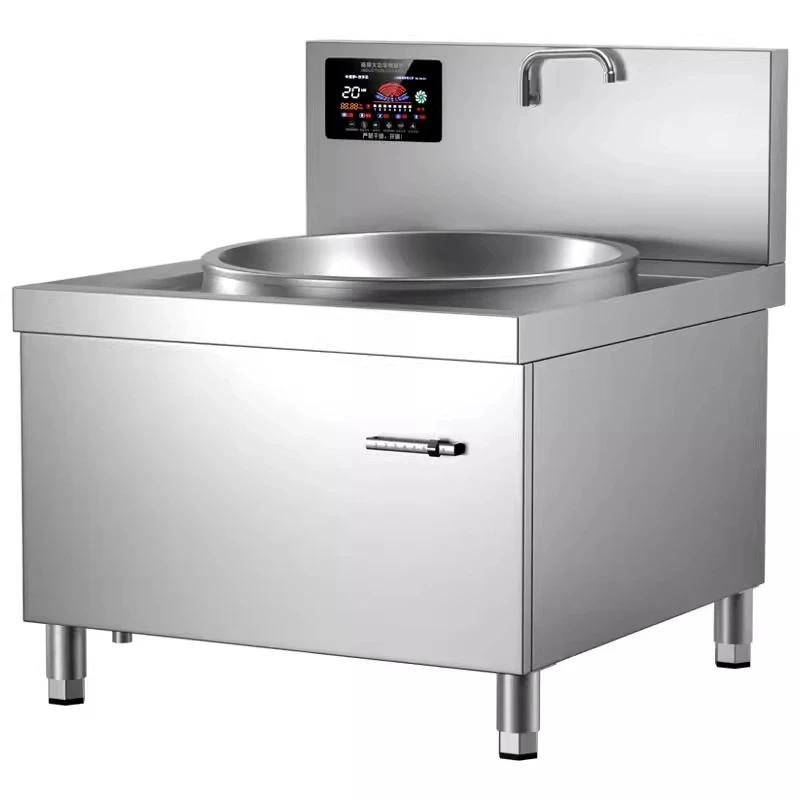 Commercial Induction Cooker Large Pot Stove 20KW High Power Concave Induction Cooker