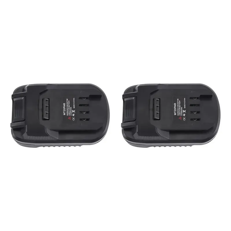 

2X MT20PAR Battery Adapter For 18V Battery To Lidl Parkside X20V Li- Battery Converter Power Tool Accessories