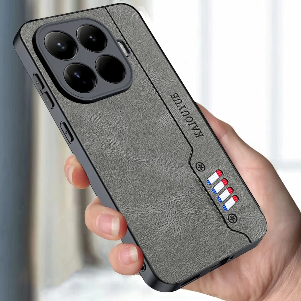 Für Xiaomi Mi 15T Pro Fall für Xiaomi 15T Abdeckung Luxus PU-Leder Hartplastik Stoßfest Telefon Funda schutz Capa