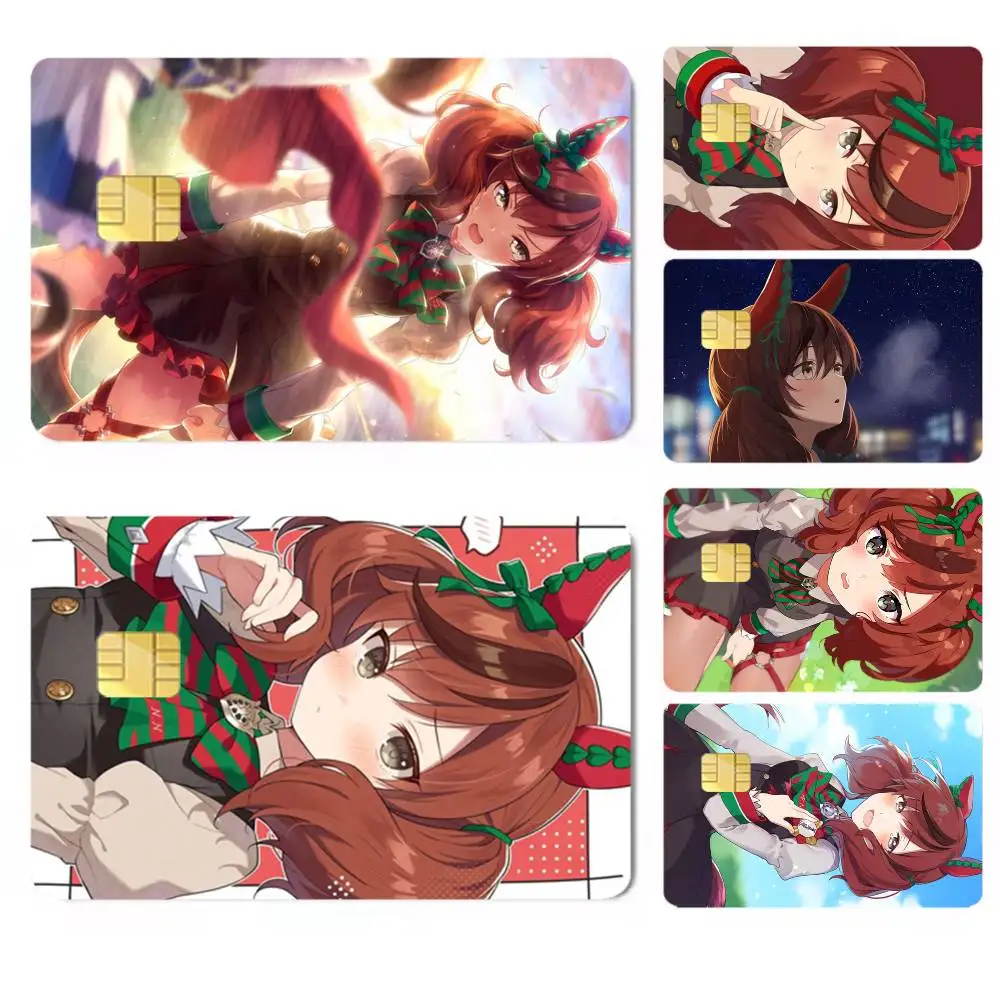 Nice Nature-e Anime Uma Musume Credit Card HD Stickers Premium matte film effectively prevents fingerprints and daily abrasion.