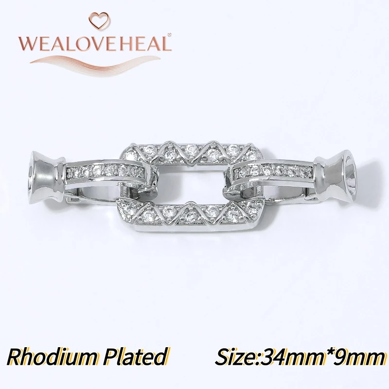 18K vergoldeter Messing-Blumenperlen-Verbinder, Mikro-Pavé-Zirkonia für DIY-Armband- und Halsketten-Schmuckherstellung. – Detail 38