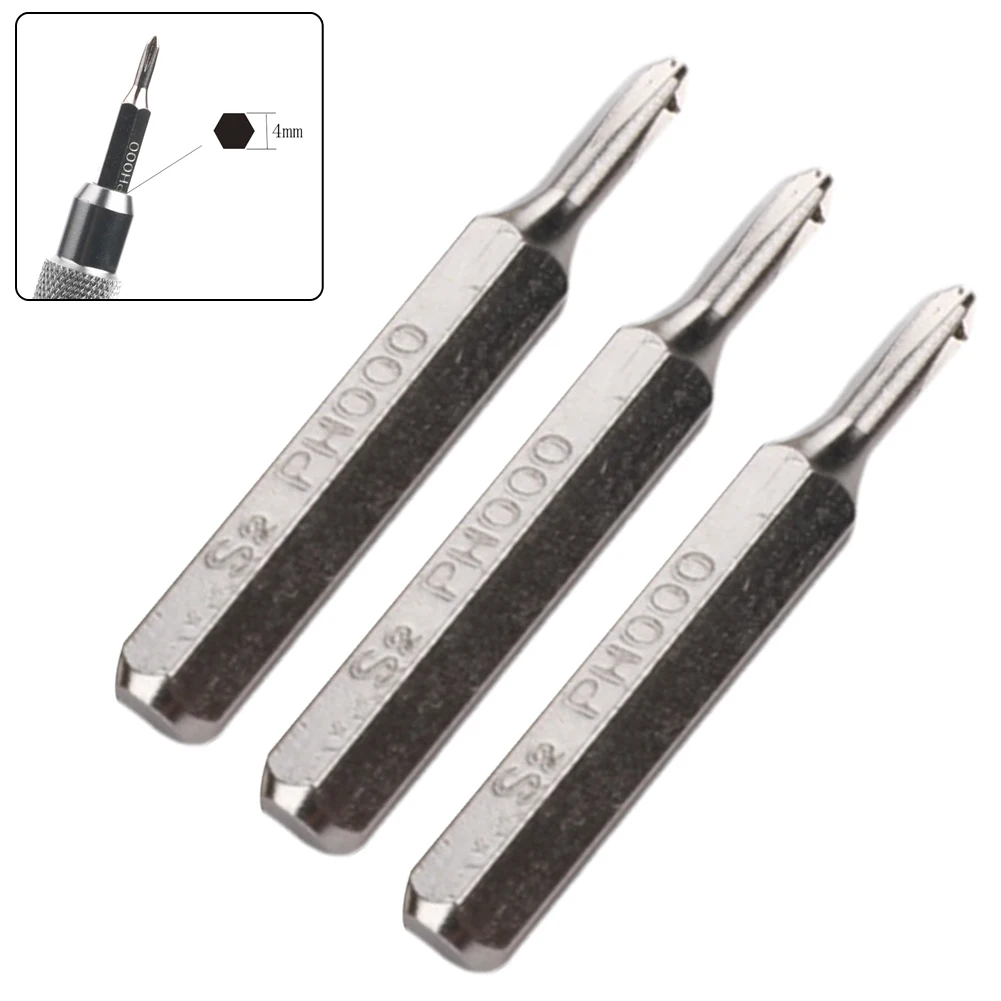 Brand New Screwdriver Bits Cross Screwdriver For Power Tools Magnetic Bits Sandblasted/Chrome Silver Wearproof