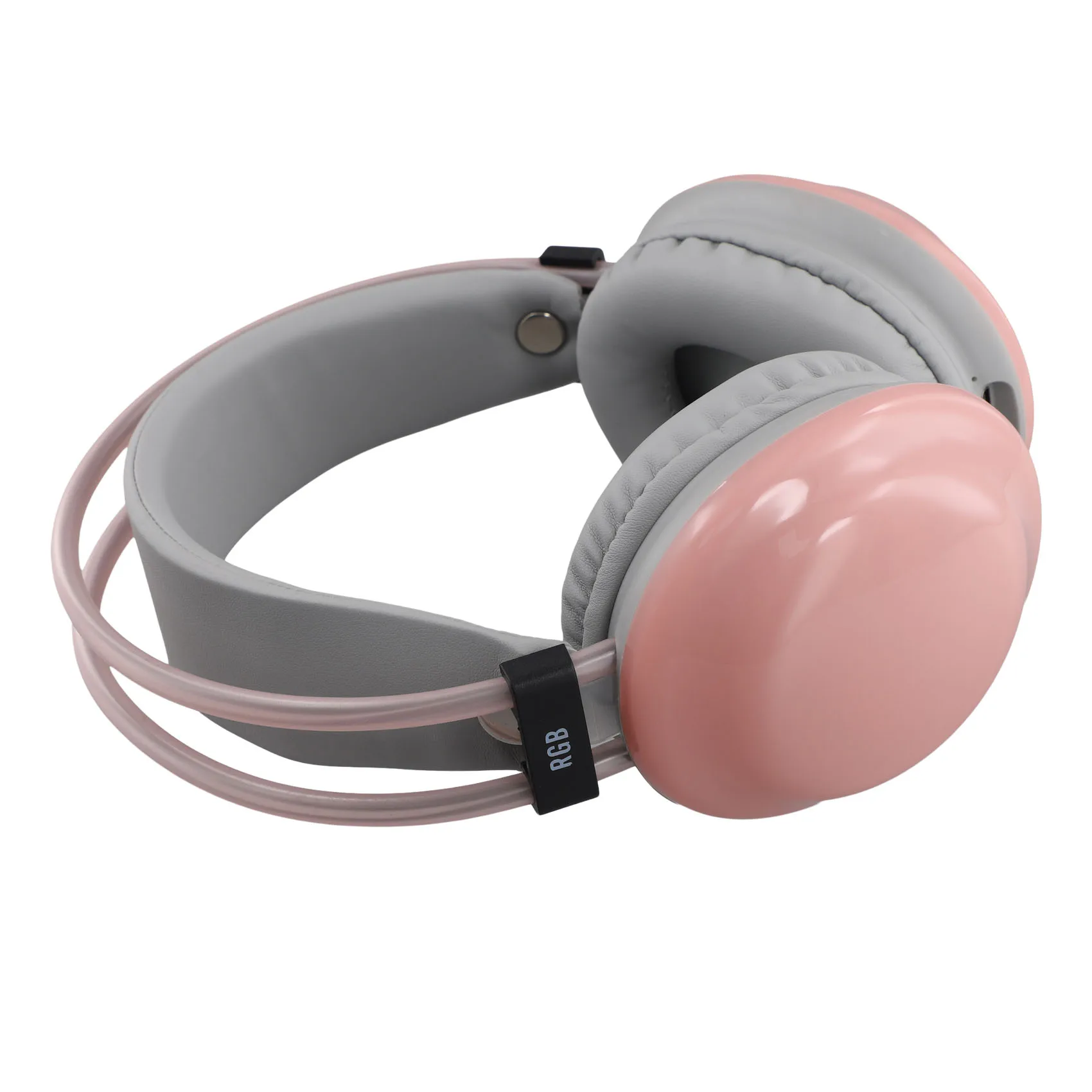 RGB Gaming Headphones Bluetooth Wireless Headphone E-Sports Game Headset Dynamic Lightingcomputer Headphone Pink