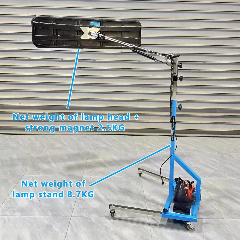 PDR Lackfreie Dellenreparatur Nivellierlampe mit Frei Einstellbarem Hydraulischem Regallicht – Detail 4