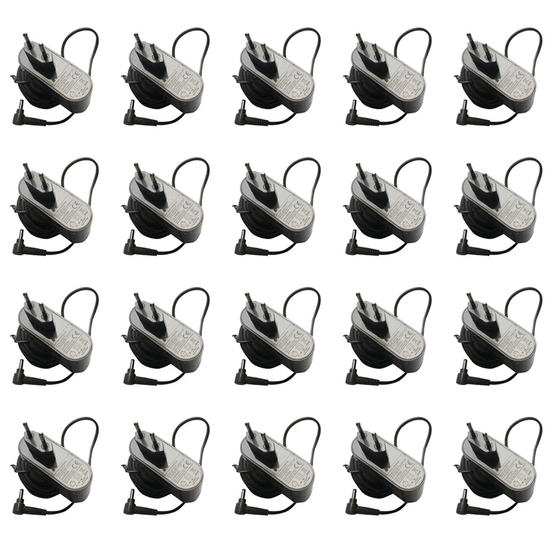 20X подходит для зарядного устройства для пылесоса Dyson Dyson V10, адаптер питания для пылесоса 30,45 В-1,1 А, вилка европейского стандарта, экологически чистая упаковка