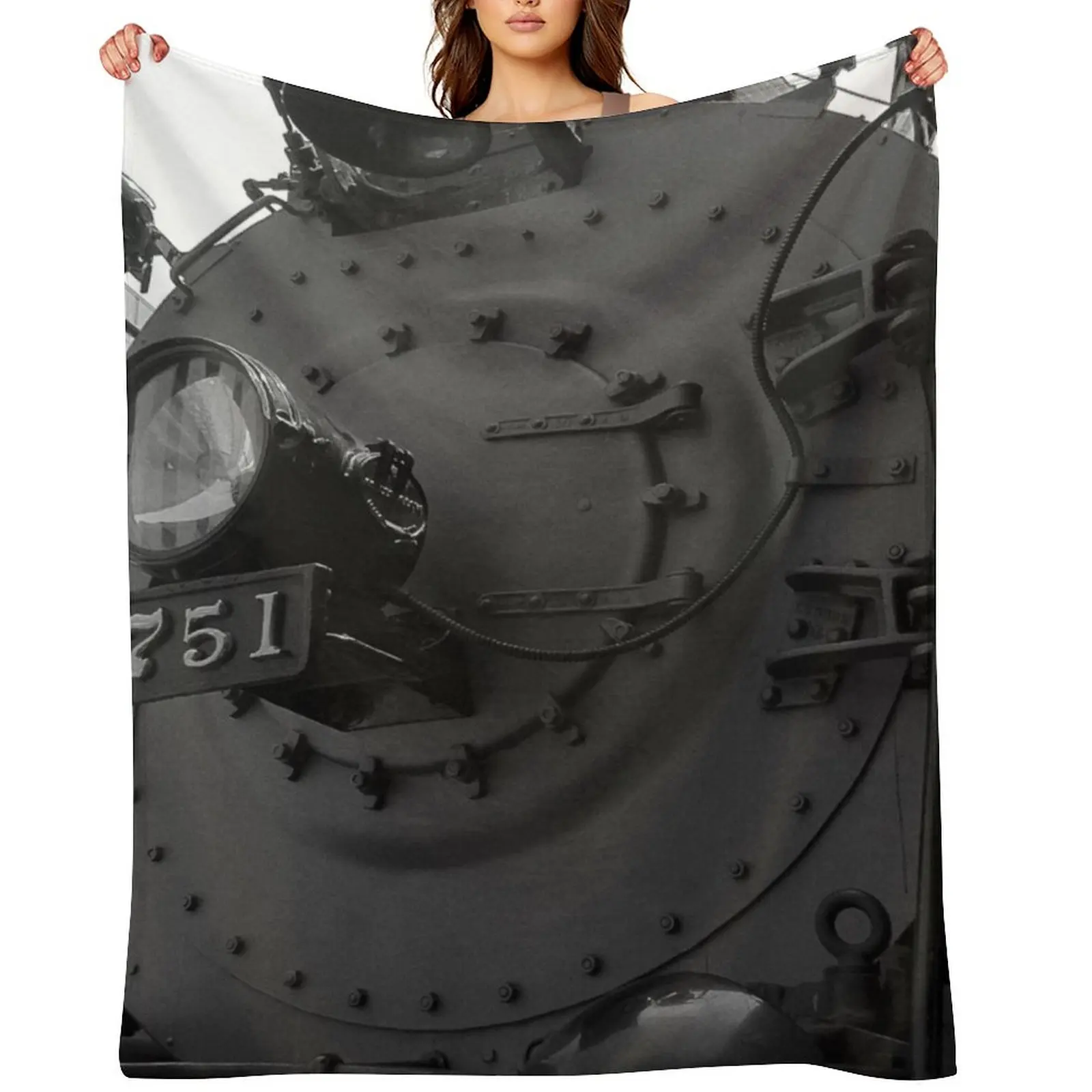 

Steam Engine 3751 Throw Blanket Plaid Bed Blankets For Sofas manga Blankets