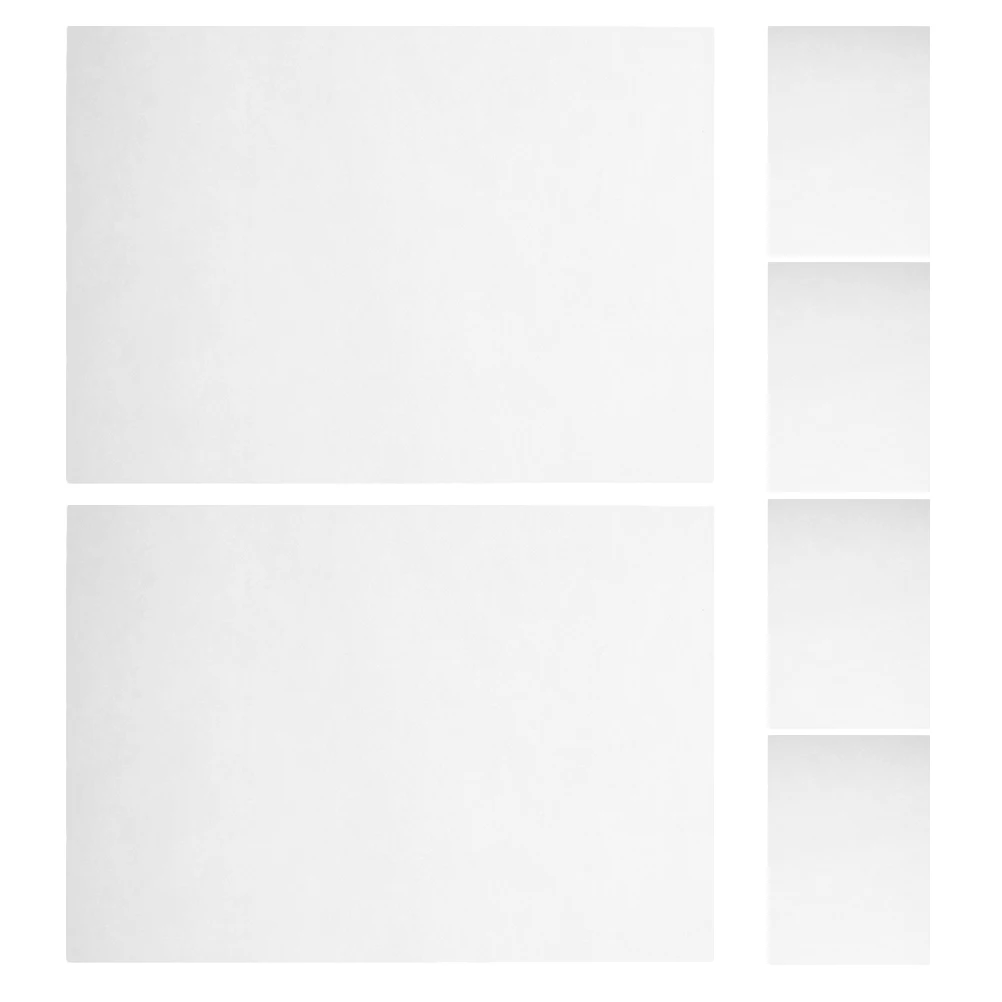 

6Pcs Water Soluble Embroidery Film Self Adhesive Non Woven Fabric Dissolvable Stabilizer for Hand Machine Embroidering