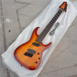 Fan Fretted 7 Strings Electric Guitar,Ebony/Rosewood Fingerboard Mahogany Body Fixed Bridge BJ497 498 503