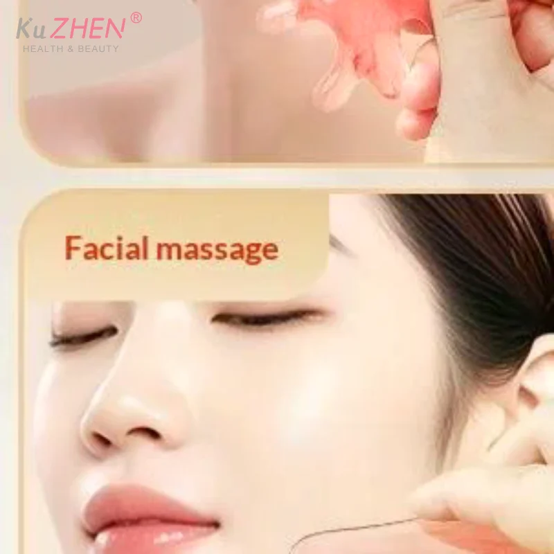 Quality Resin 4 In 1 Head Massage Comb Meridian Scalp Resin Scalp Massage Comb Head Unblocking Face Nose Massager Guasha Tools