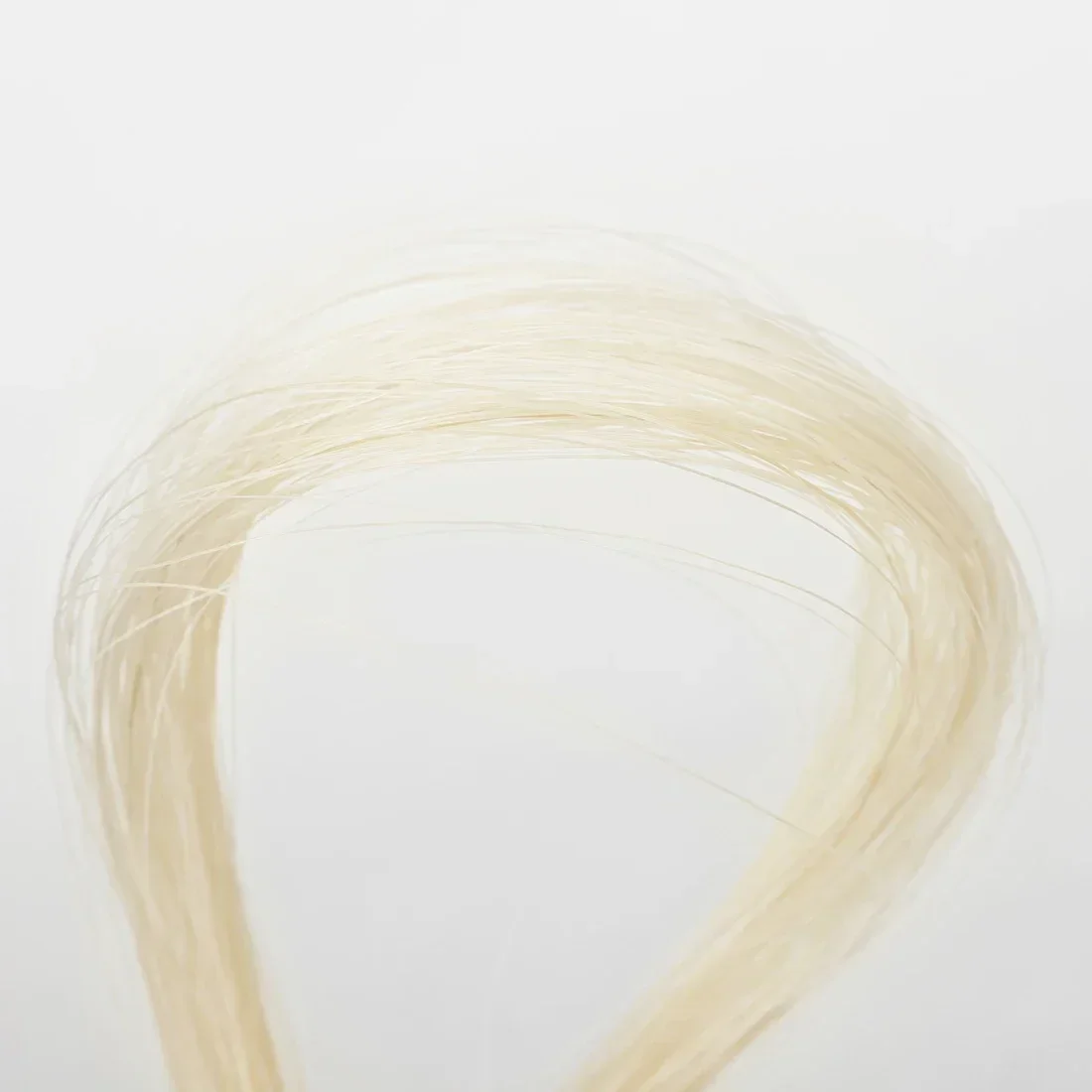 Violin Bow Hair for 4/4 3/4 1/2 1/8 1/4 Violin Horsehair White Natural Horsehair Bow Hair Horse Tail Bow Replace Accessories