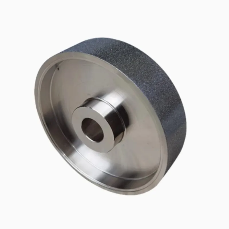 Muela abrasiva de aleación galvanizada (157 mm de diámetro x 32 mm de orificio x 25 mm de espesor) Rectificadora paralela de diamante pelado de 6 pulgadas