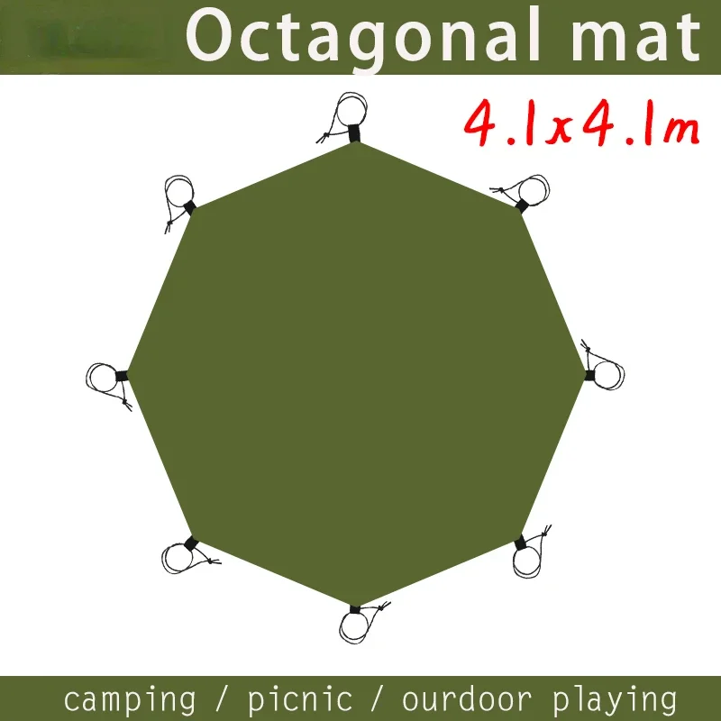 

Большой водонепроницаемый коврик для кемпинга, 4,1x4,1 м