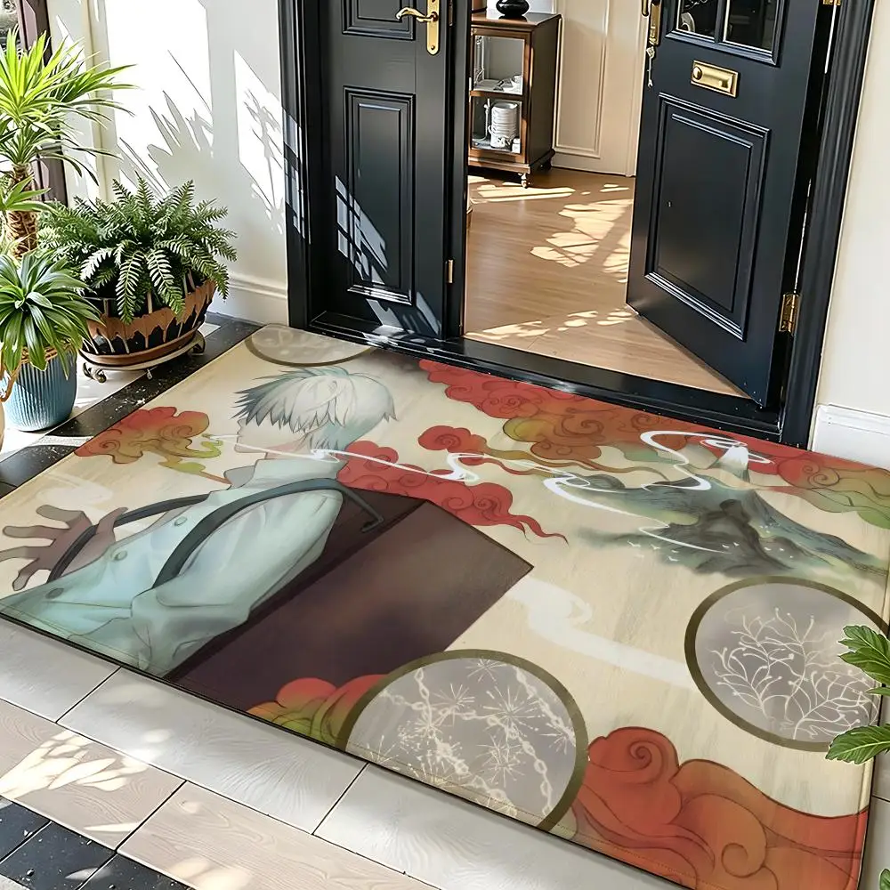Anime M-Mushishi Floor Mat Soft Flannel Floor Mat  Suitable for Entryways, Living Rooms, Bedrooms, and Bathrooms view 2