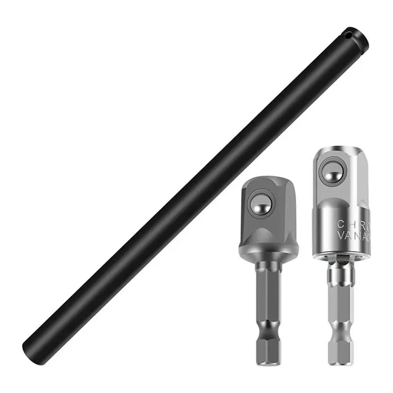BHTS-9/16In(14Mm) Power Nut Driver Nut Runner Hollow Socket With 1/4In Hex Shank, For Fastening Applications Operations