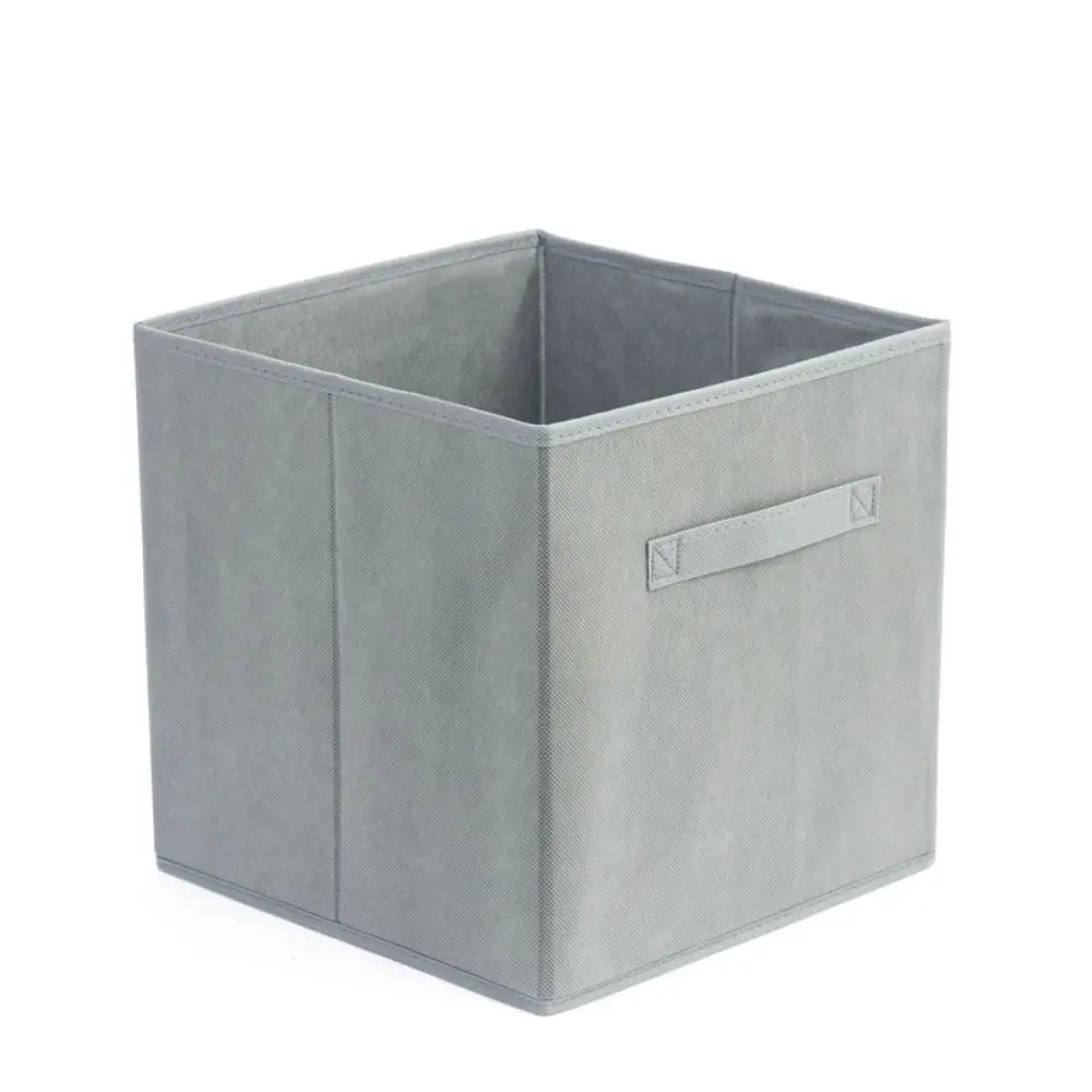 Non-Woven Storage Box Portable Clothes Toys Storage Organizer Large Capacity Foldable Case For Sundries Stationery Jacket Pants