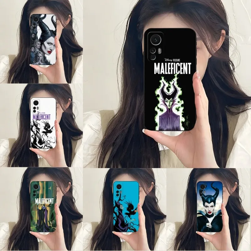 Maleficent Phone Case For Xiaomi 13 12Pro 11 13T 11T 11X 10T 10TPro 10S 10Pro Pro Lite Ulltra MIX4 CIVI Funda Black Cover