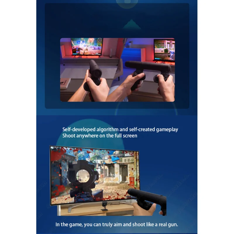 XGUN SMG Hybrid Light Gun for PC/PS4 Gaming