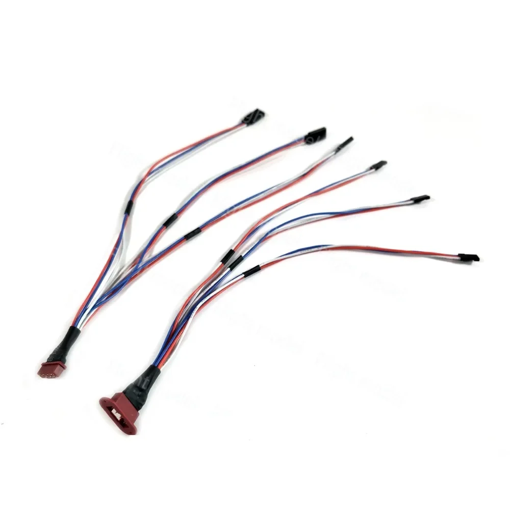 MPX 8 Pin Multi-Wire Servo Extension Plug 2 Wire 3Wire Version Male Femal Plug 100AWG For RC Airplane Model Aircraft