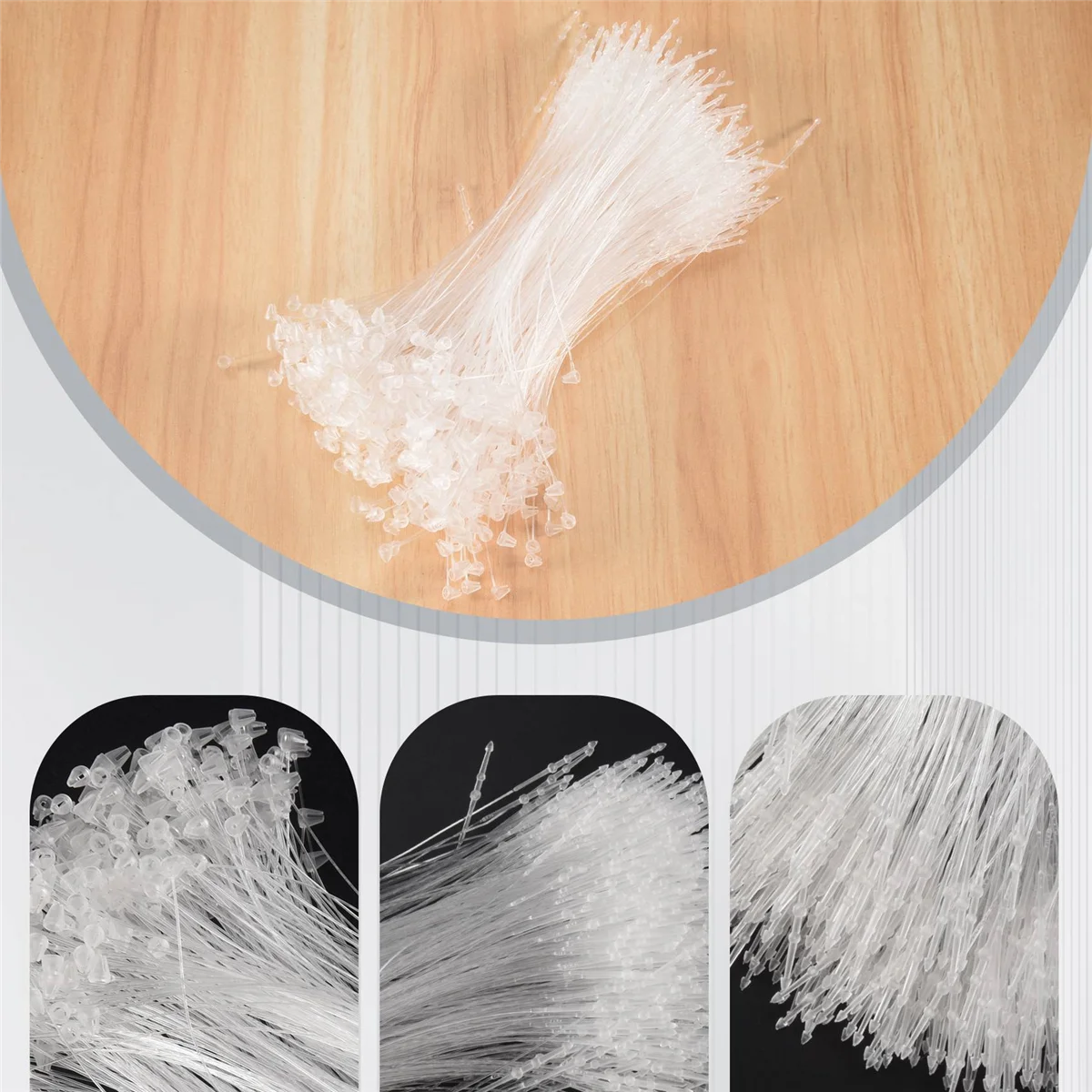 500 sztuk biały zatrzask zapięcie do metka z ceną pętelkowego 5 "130mm