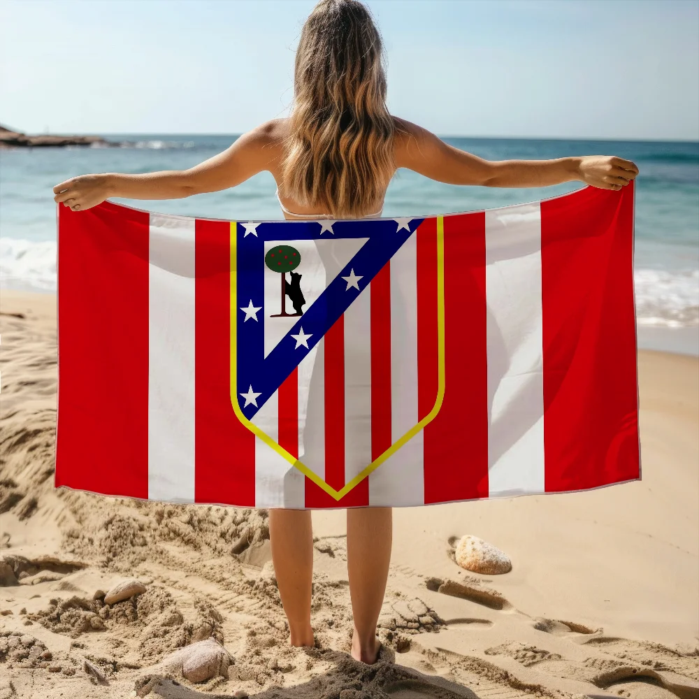 A-atletico De Beach Towels Microfiber Towel Large Travel Towel Thin Quick Drying Towels M-madrids Cf Bath Robe Serviette Sport