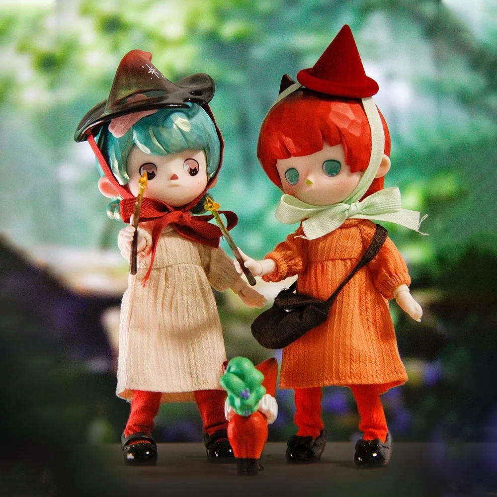 Penny's Box Little Painter And Little Witch Series Blind Box Action Figure Puppet Bjd Mini Figures Surprise Guess Boxes Doll Toy