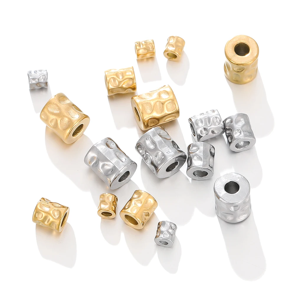 

5 шт., бусины из нержавеющей стали