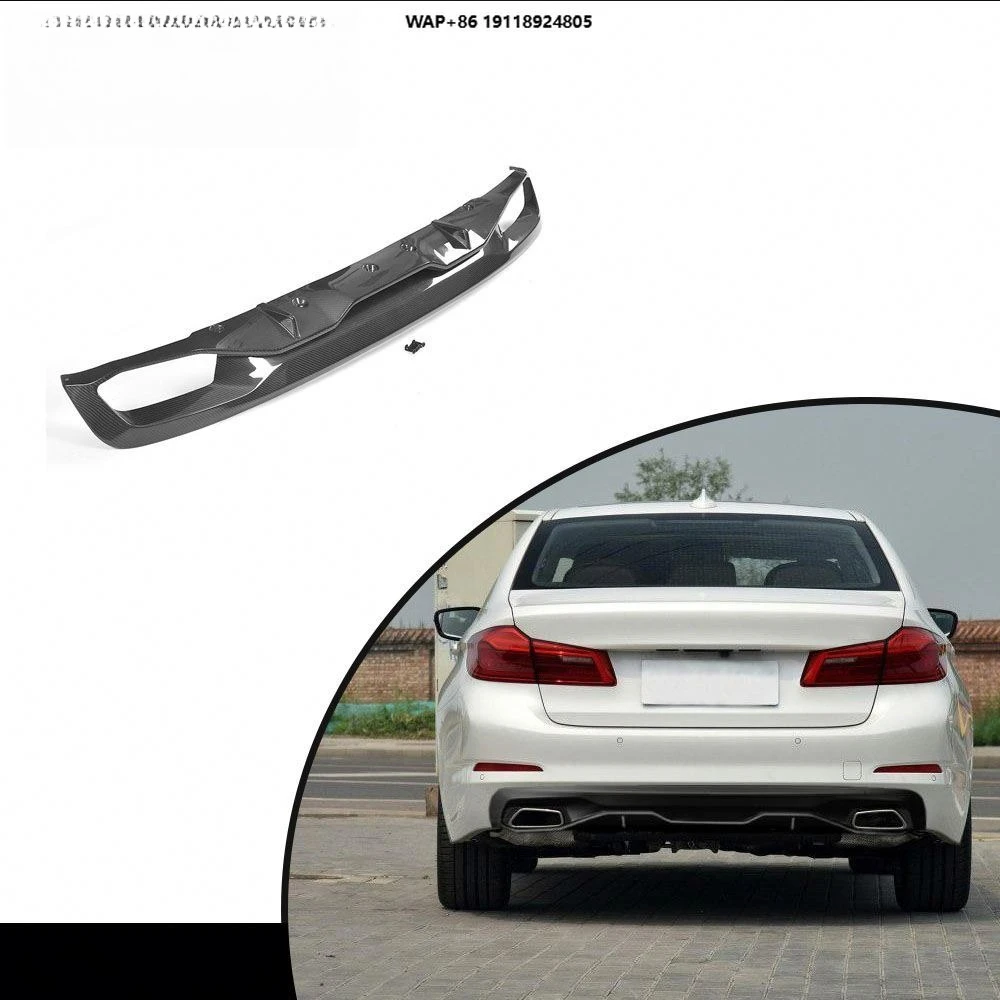 

5Series Carbon Fiber Rear Bumper Diffuser for B-MW G30 530i 540i 2017-2018