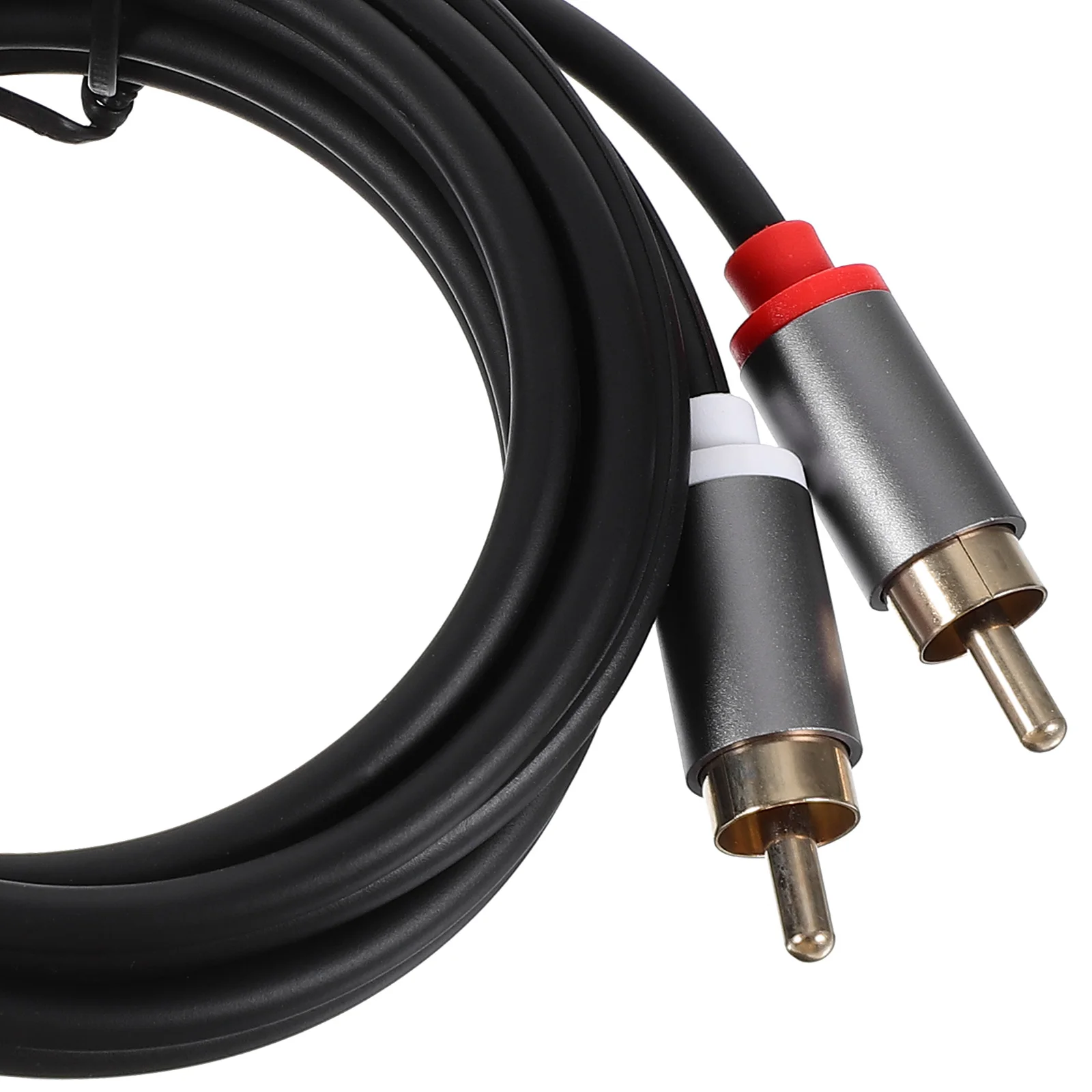 

Stainless Steel Audio Video Cable 3Rca To 3Rca Subwoofer Stereo Connection Durable Copper Dvd Player Amplifier Speaker Auxiliary
