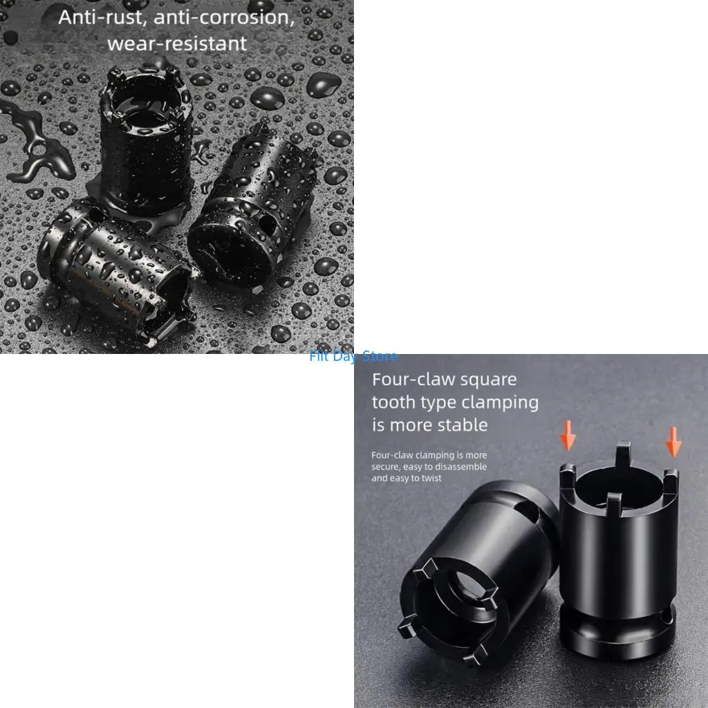 F92C Four Claw Socket Wrench for Secure Grinder Plate Removal Featuring Ergonomic Handle Power Tool Accessories
