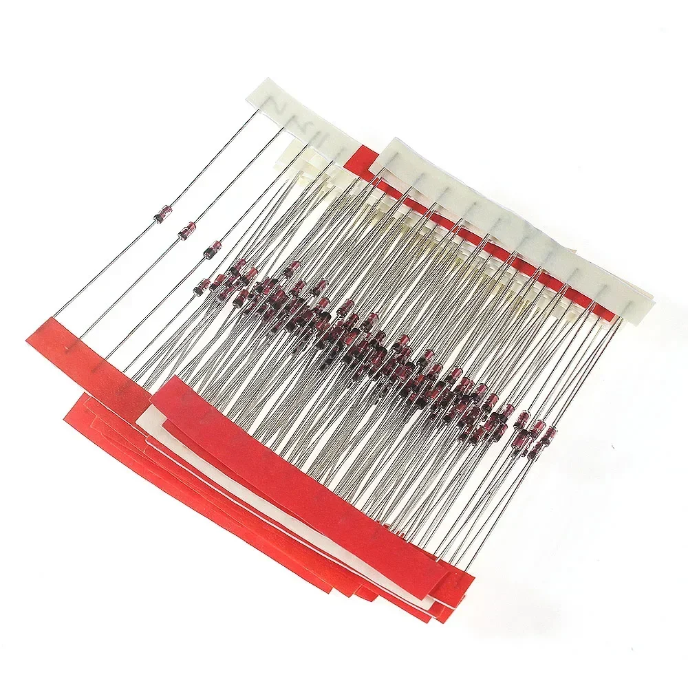 140-270 قطعة عالية الجودة 1/2 واط ديود تشكيلة حزمة 0.5 واط زينر ديود الجهد المنظم ديود عدة 3.3 فولت ~ 30 فولت/2.4 فولت ~ 33 فولت/2.4 فولت-9.1 فولت