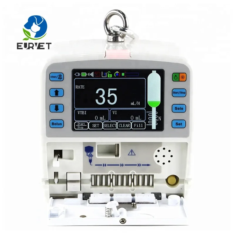 Latest Technology Veterinary Infusion Pump-Adjustable Easy Operation Dog Cat Use Plastic Material Equipment