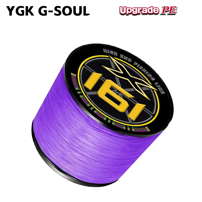 Filo Da Pesca Intrecciato Ygk G Soul Pe X8 Made In Japan, 300M, Multifilamento 16/17 Fili, Super Resistente