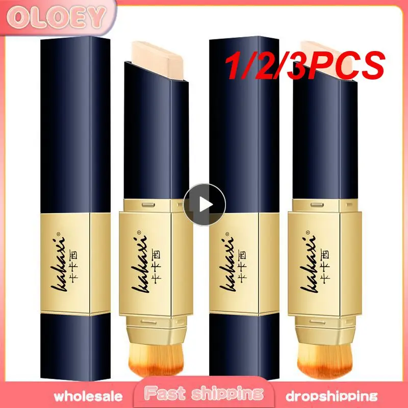 1/2/3PCS Double-head Concealer CC Stick Highlight Contouring Stick Full Coverage Moisturizing Color-changing Foundation BB Cream