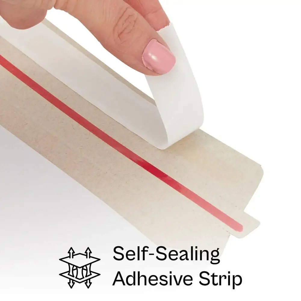 12.75 × 15 صورة صلبة من الورق المقوى الأبيض، علامة تبويب المسيل للدموع ذاتية الغلق - 28pt 100 عبوة #4