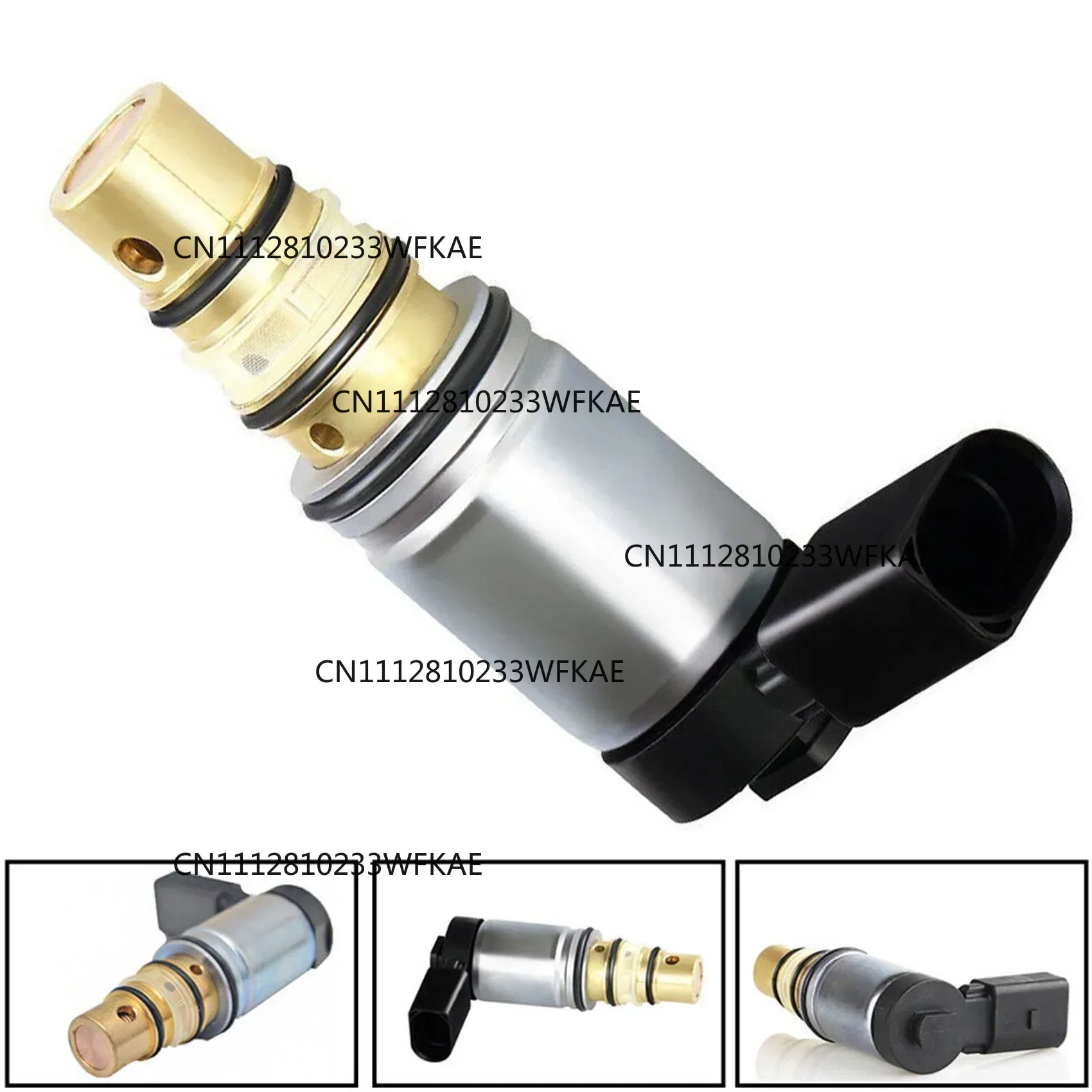AC Compressor Control Solenoid Valve1K0820803S, 1K820859F for VW Volkswagen Jetta Sanden PXE16 PXE14