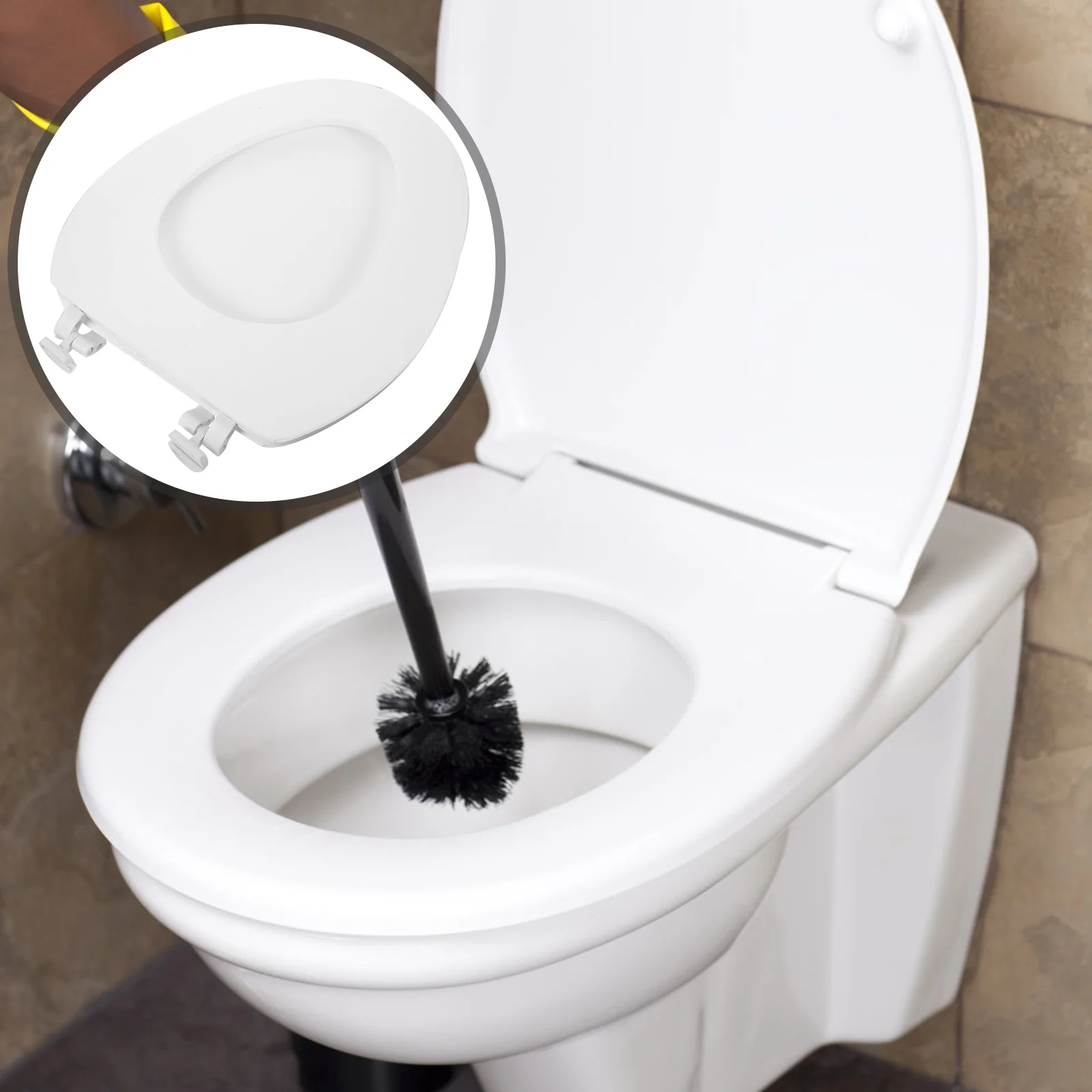 

Eva Toilet Seat Cover Soft Comfortable Slow Close Bathroom Replacement for Home Hotel Use Universal Fit Lightweight Easy Install